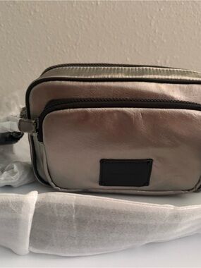Rebecca Minkoff Metallic Silver Crossbody Bag